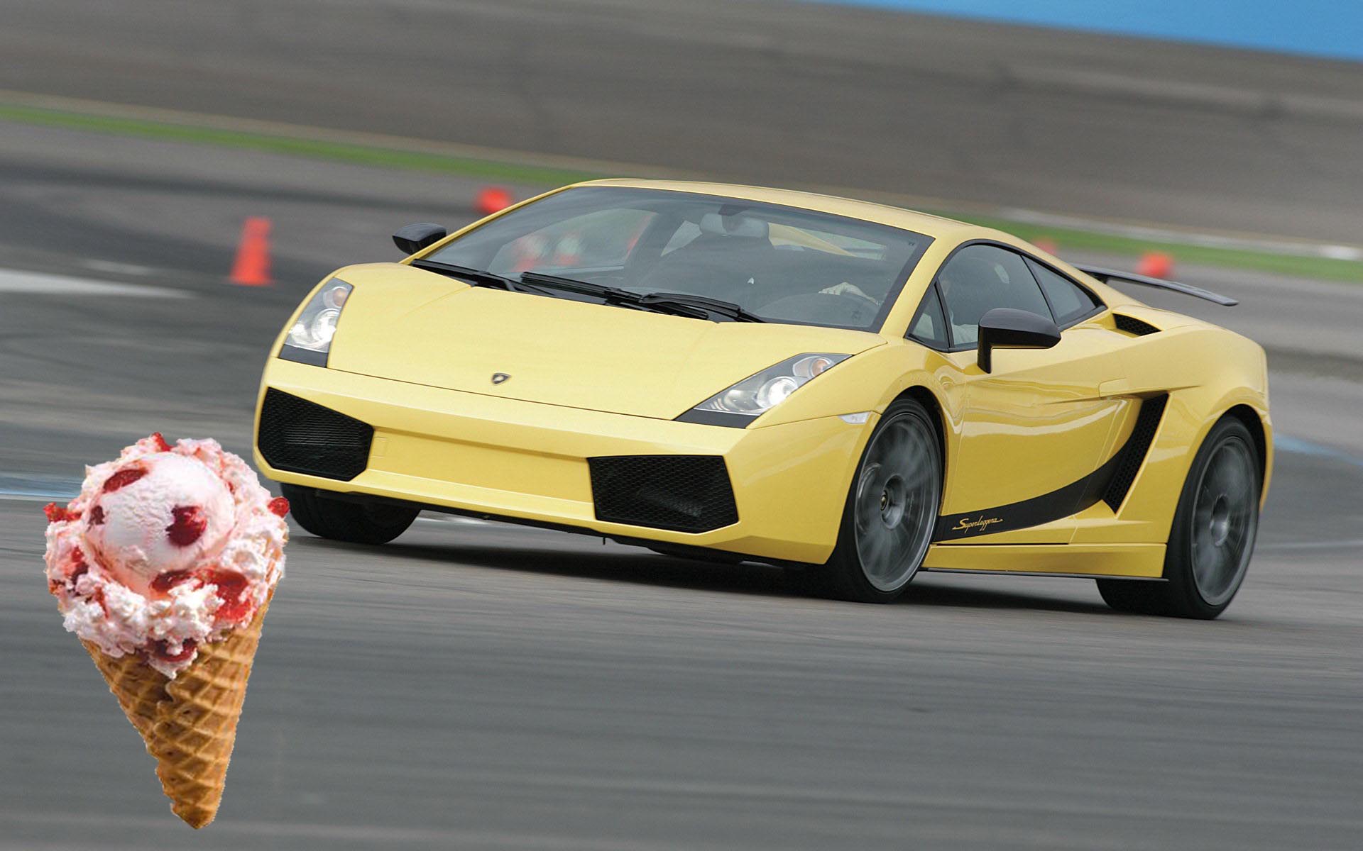 兰博基尼与冰激凌